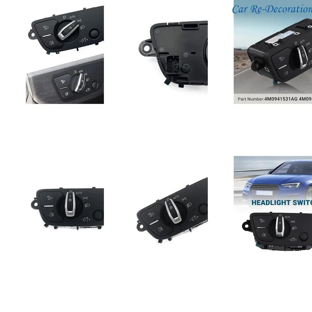 

R58D Car Front Headlight Switch Replacement Headlight Adjuster Switch 4M0941531AG