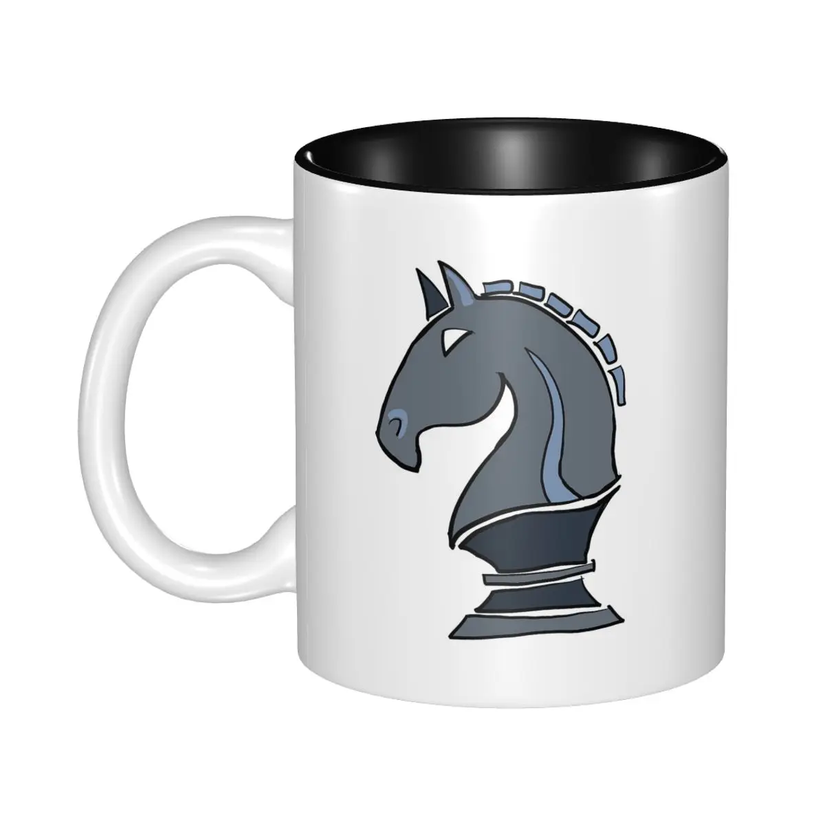 Chess Knight Mug Funny Ceramic Coffee Cups Tea Mugs Milk Cup Drinkware Gifts for Woman Man