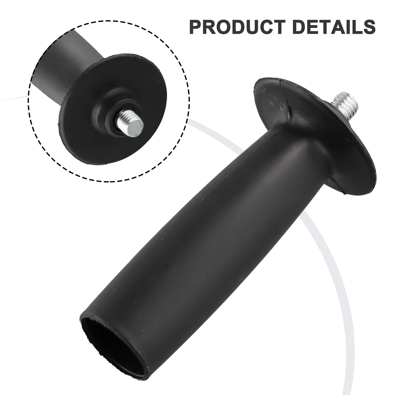 Thread Angle Grinder Handle Tool Workshop 8mm/10mm For 9523NB Black Parts Side grip Auxiliary Equipment Useful