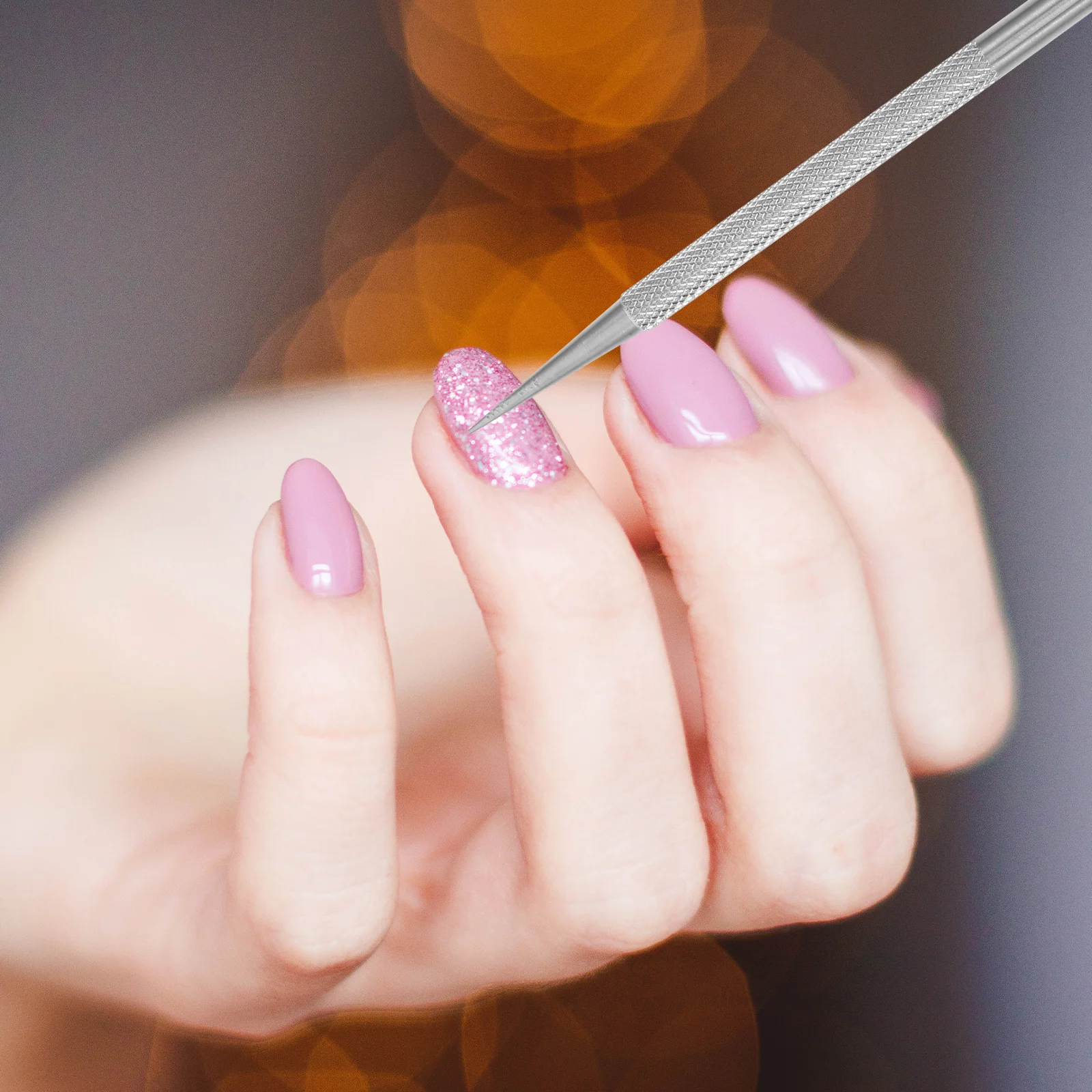 

4pcs Stainless Cuticle Pusher Nail Scraper Pedicure Tools Manicure Dead Skin Manicure Tools Cleaning Tool