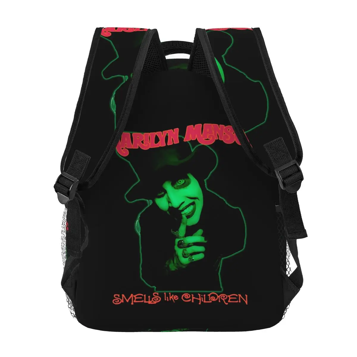 Mochila de música de regalo para fanáticos de Marilyn Manson Glitch, gran oferta, mochila de gran capacidad para niños, bolso escolar, bolso de hombro para hombres y mujeres
