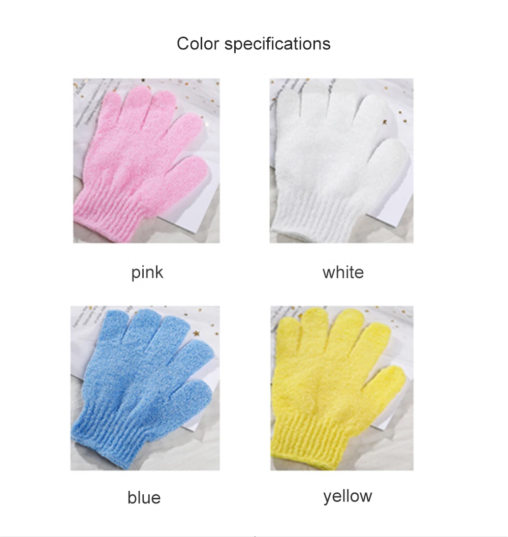 Bathing Cleaning Gloves Exfoliating Bath Gloves Children Adults Clean Skin Tool Bath Brushes Scrubbers Bathroom Products