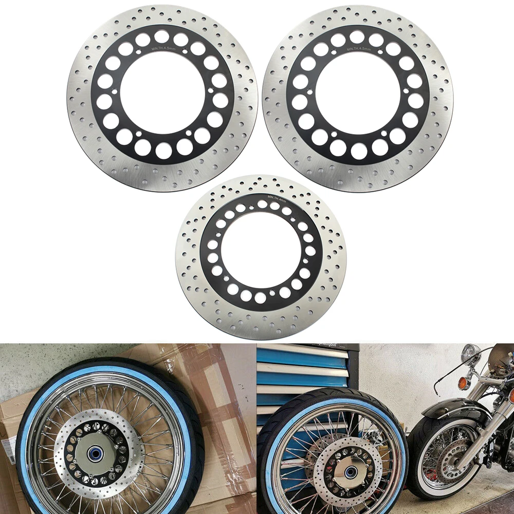 

Передние и задние тормозные диски (роторы) для XVS 1100 Dragstar Classic, XVS1100 V-Star Custom, XV 1700 Road Star Warrior 2002-2007 годов выпуска