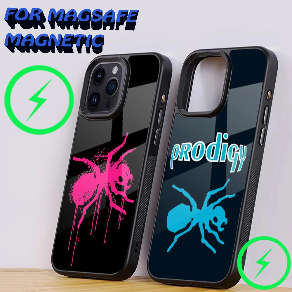 

The Prodigy Logo Electronic Phone Case For iPhone 15,14,13,12,11,Plus,Pro,Max Mini Magsafe Magnetic Wireless Charging