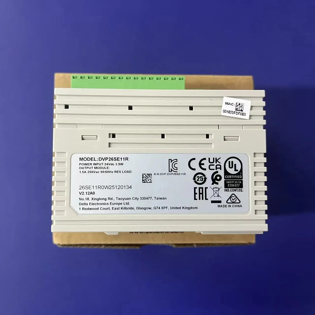 

DVP-SE Series DVP26SE11R PLC CPU Module