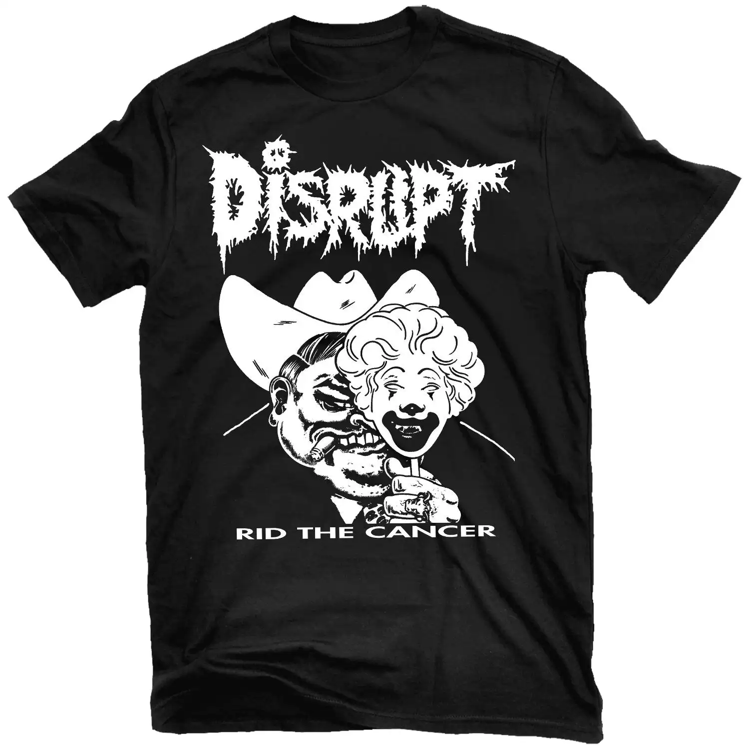 New 2026 Disrupt Deprived Band Graphic Tee 100% Cotton Round Neck Casual Unisex T-shirt Summer Top
