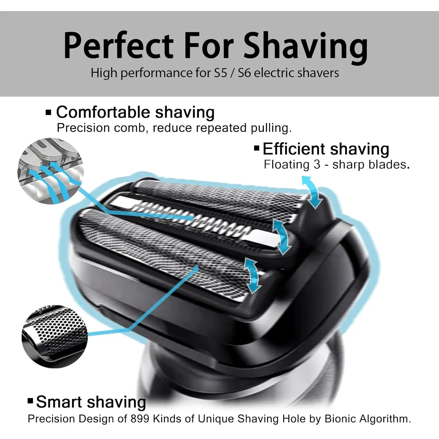 Replacement of reciprocating shaver cutter head cutter net image 2