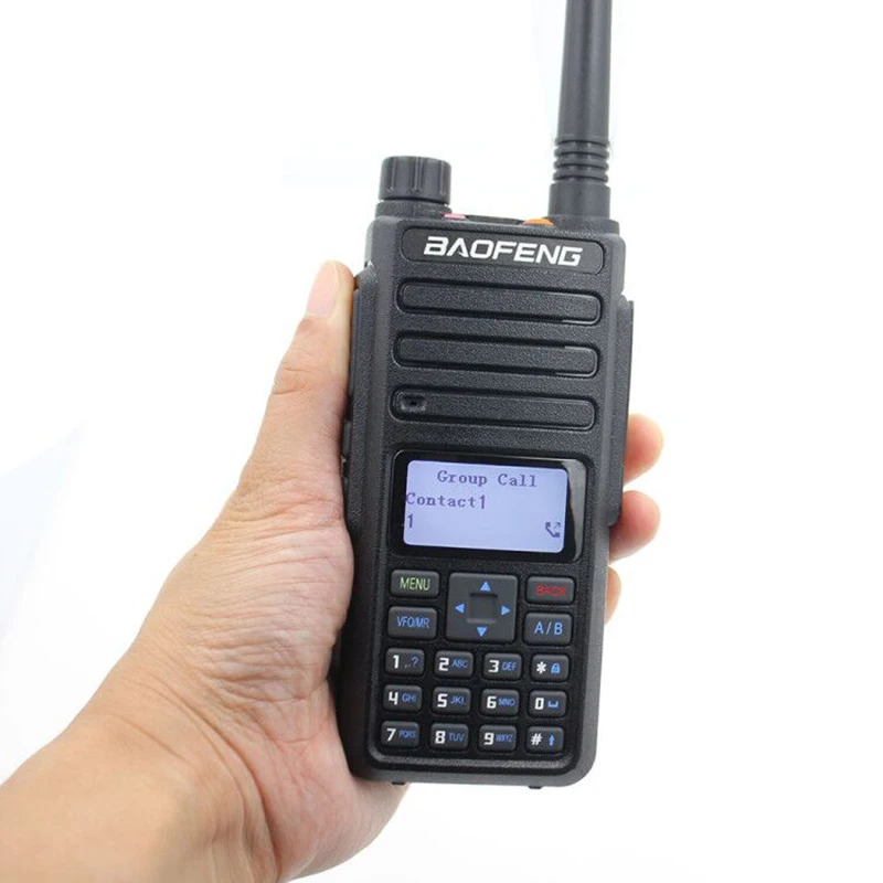 Imagem -04 - Tier Mais Dual Time Slot Walkie Talkie Atualizado Dual Band uv 136-174 400470mhz Dmr Rádio Digital Dm-1801 Baofeng-dr1801uv