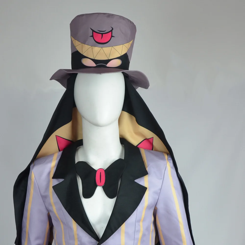 Men's Anime Cosplay Costumes Sir Pentious For Hazbin Hotel Cartoon Helluva Boss Outfits Halloween Carnival Role Disguise Party view 4