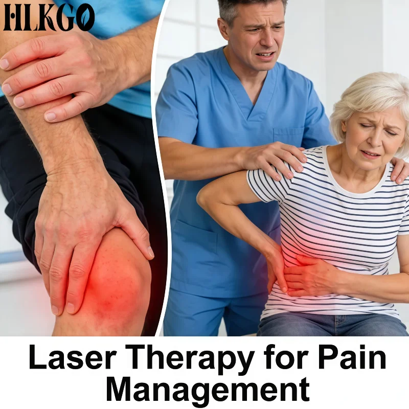 Clinical Grade 808nm 650nm Cold Laser Therapy, LLLT Device for Shoulder Pain Frozen Shoulder Muscle Strain Wound Recovery