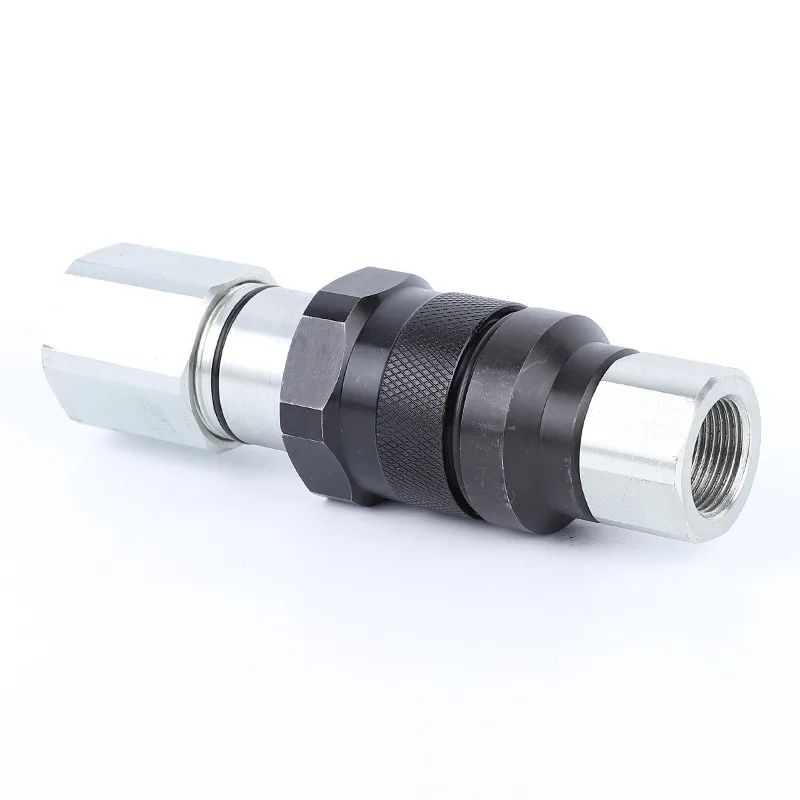 MUGURO VEP hydraulic quick connector flat thread locking double opening and closing quick connector