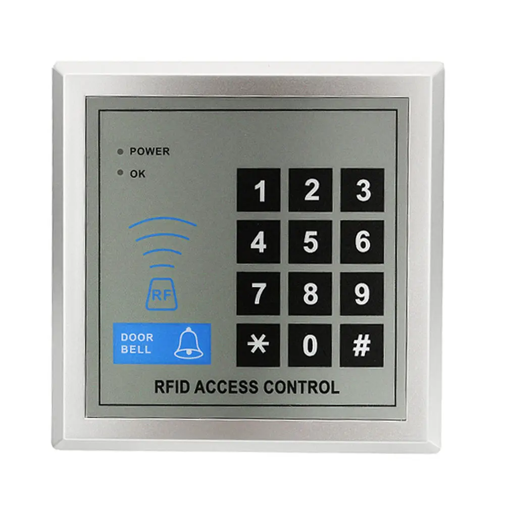 

20000 Users RFID Access Control System, Keypad Card Reader Door Lock, Password Proximity Entry, High Capacity Security Device