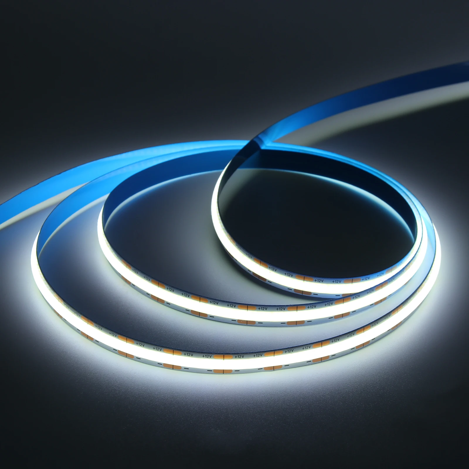 DC 12V 24V 528LEDs/M COB Streifen EU US Kit mit Netzteil Warm/Naturweiß IP20 Flexibles Bandseil LED-Licht 0,5M 5M 10M