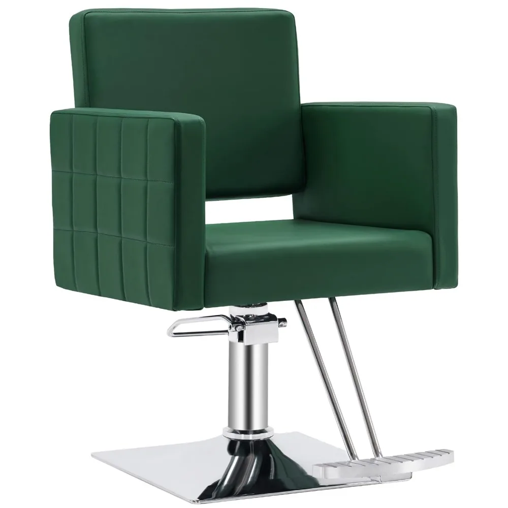 

Salon Chair for Hair Stylist,Hydraulic Barber Styling Chair, Beauty Spa Equipment 8821 (Green)