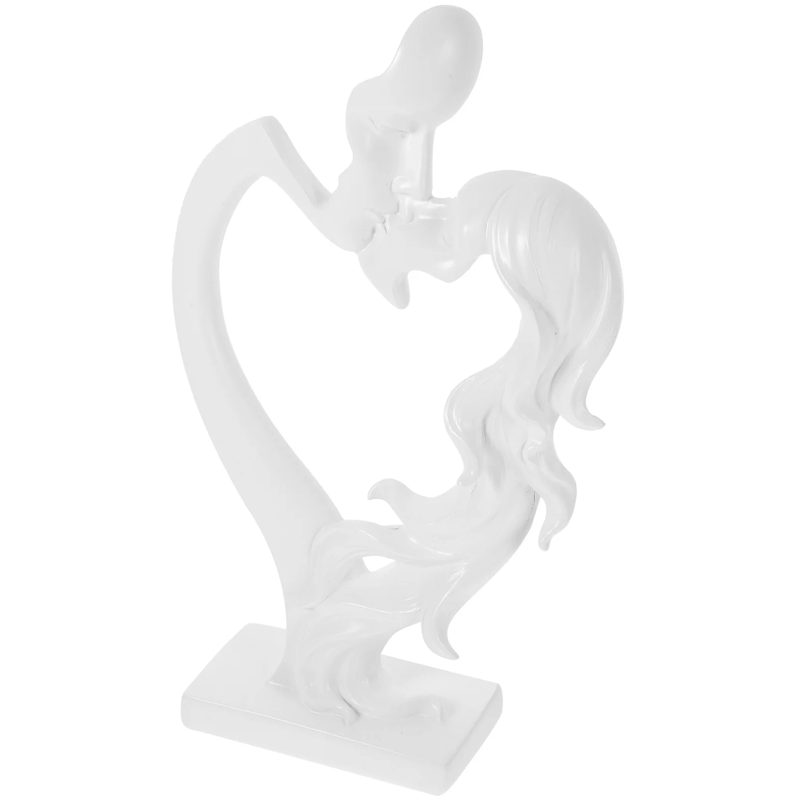 

Resin Couple Ornament Nordic Minimalist Design Kissing Lover Sculpture Desktop Decor Bedroom Living Room Resin Couple Sculpture