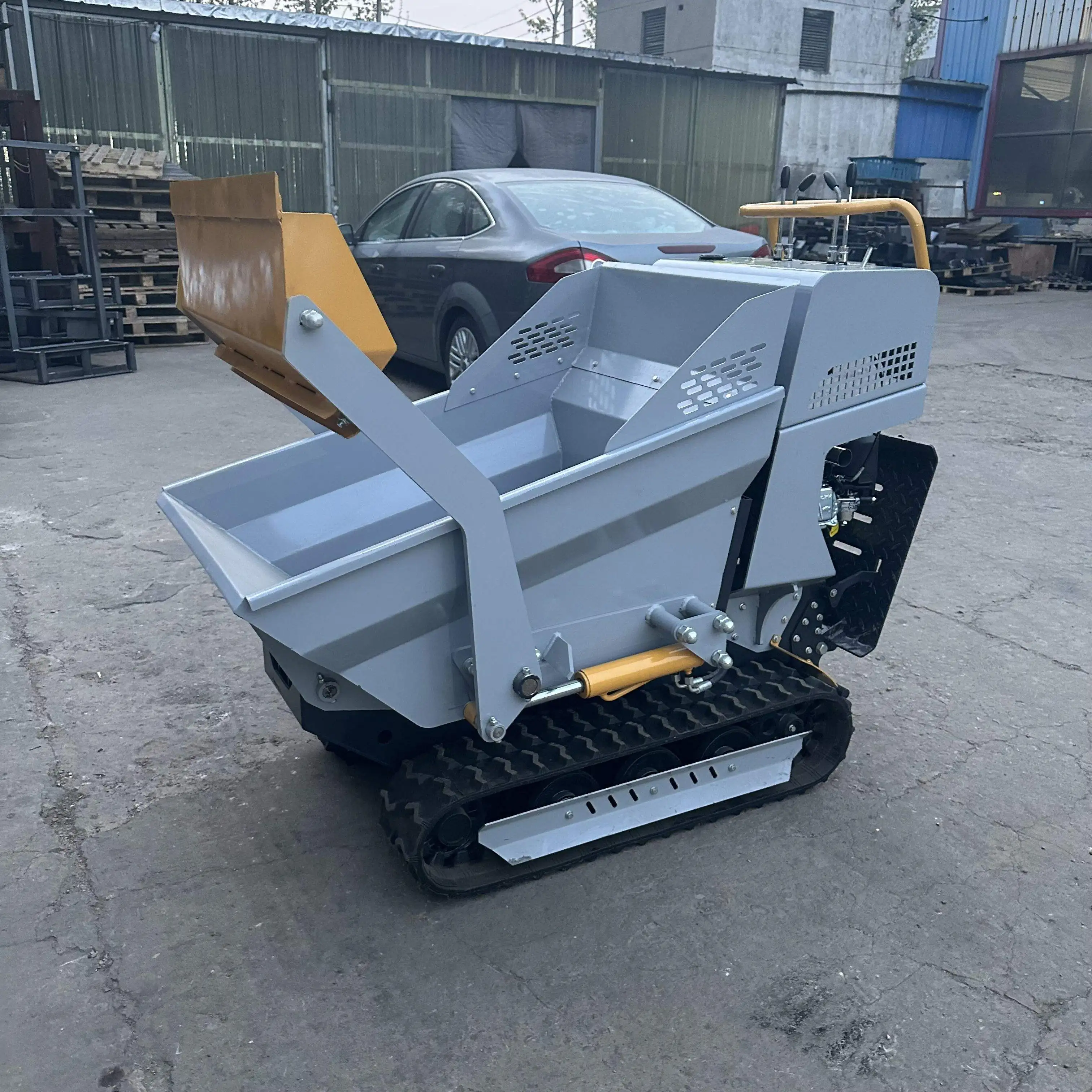 Mini Tracked Dumper Mini Track Loader Self Loading Mini Dumper Tracks Loaders Hydraulic Tipping Dumper for Small Construction