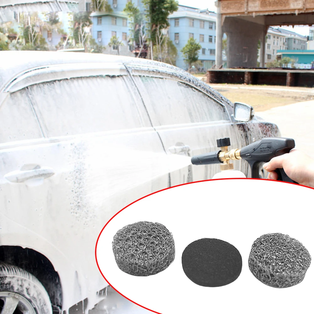 Foam Lance Mesh Stainless Steel Tablet Foam Cannon Lance Mesh Filter Stainless Steel Strainer Net Filter for Foam Lance