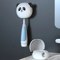 Wall Mounted Bear Toothbrush Holder Portable Smart Toothbrush Uvc+ Uva Sterilizer Sterilization Rate 99.99%