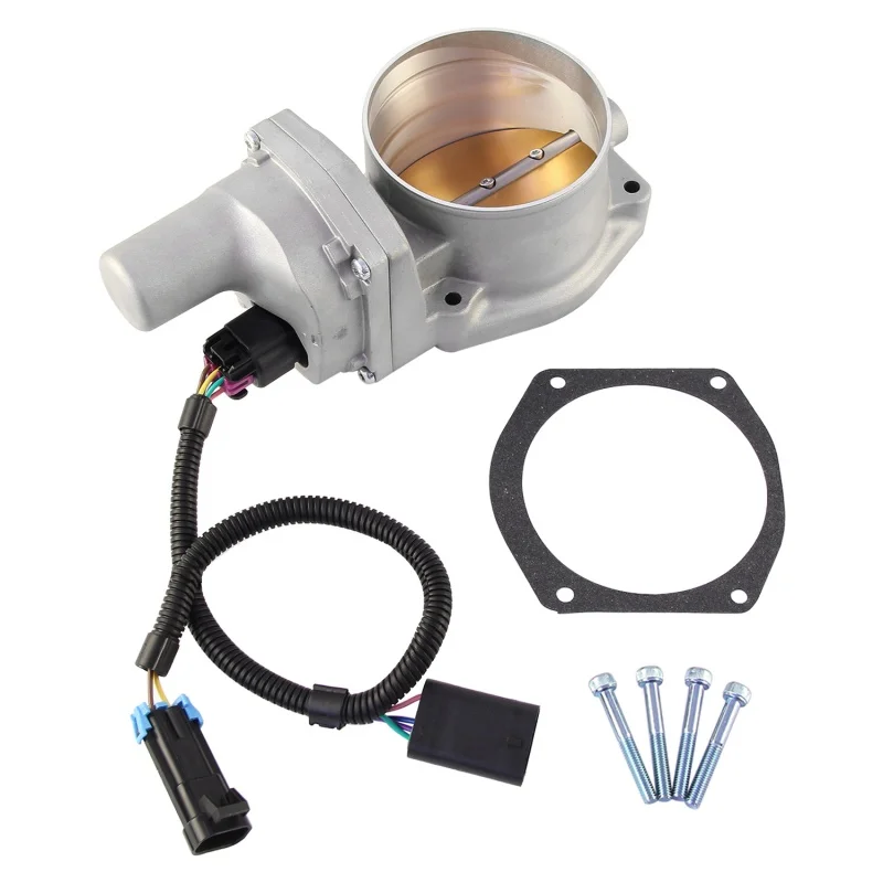 Electronic DBW Throttle Body Kit With TPS Sensor For Chevy LS2 LS3 LS7 LS9 Corvette Camaro Pontiac G8 CTS‑V V8 Black/Silver