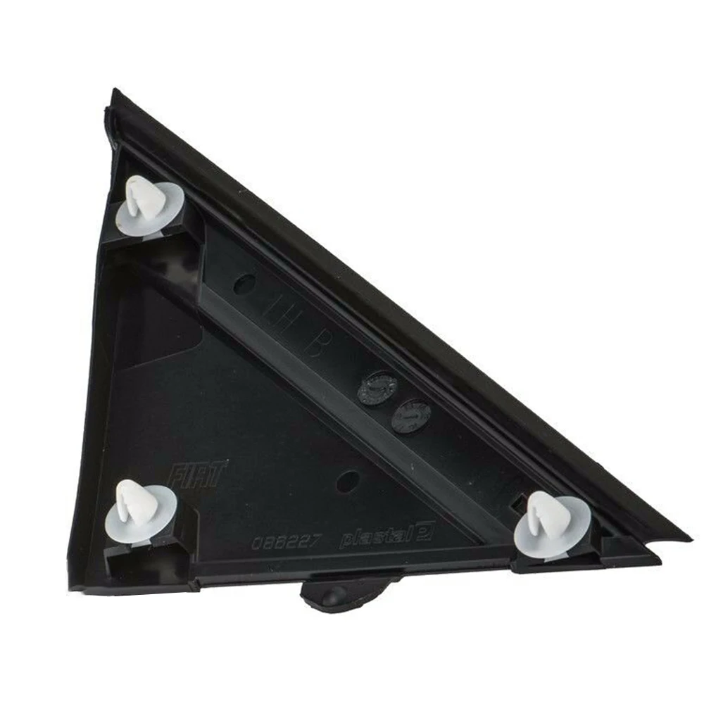 Car Door Mirror Flag Cover Molding Triangle Cover For FIAT 500 12-19
