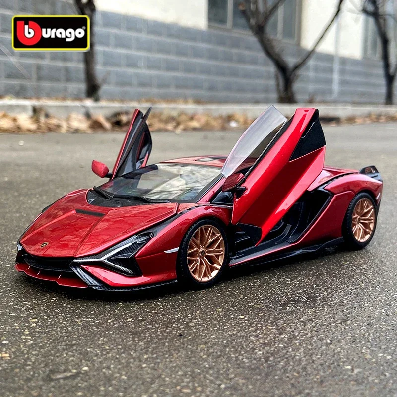 

Bburago 1:24 Lamborghini Sian FKP 37 Alloy Sports Car Model Diecast Metal Toy Racing Model Simulation Collection Childrens Gifts