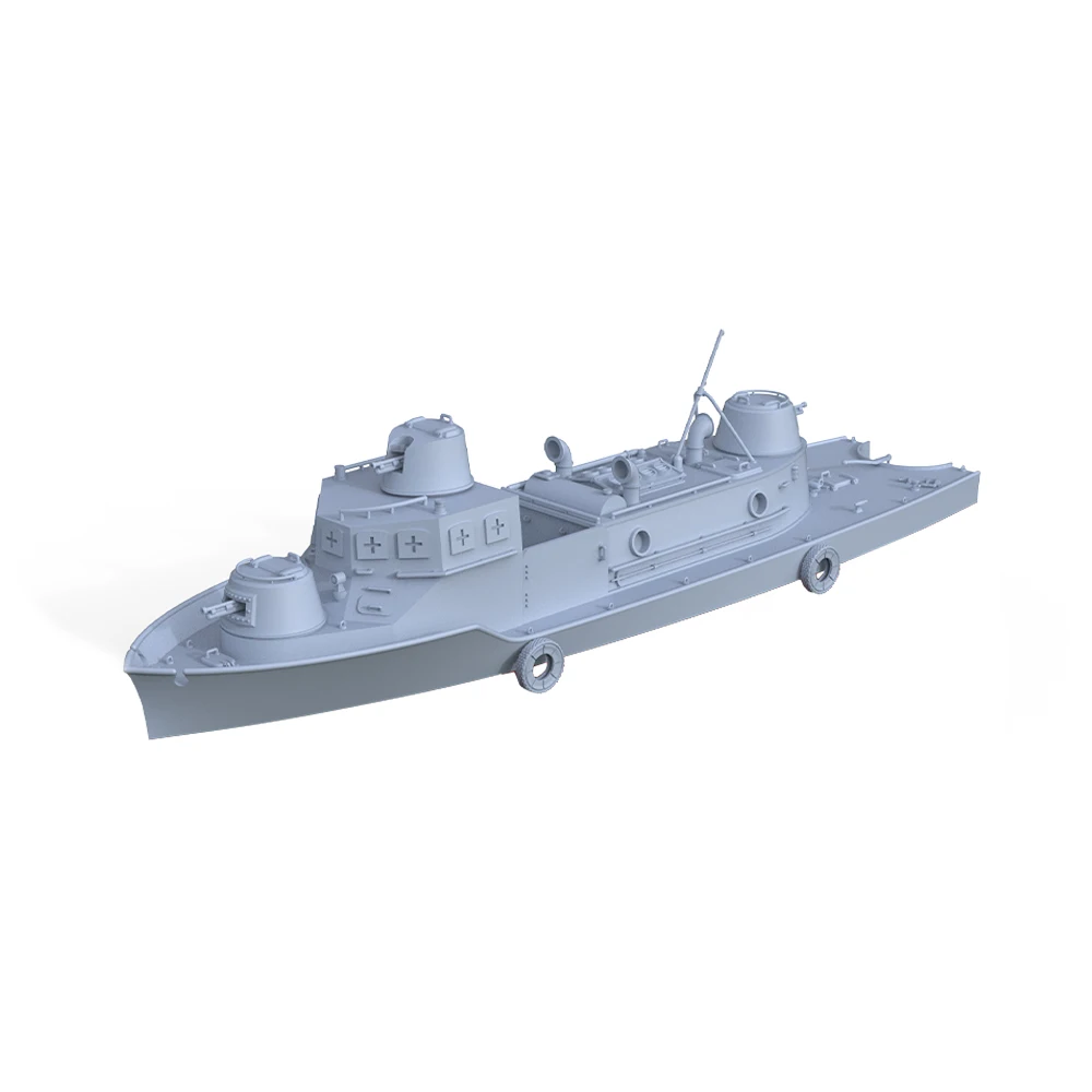 SSMODEL SSC540 1/700 Military Model Kit IJN Soukou-Tei Armored Gun Boat No.4 WWII WAR GAMES