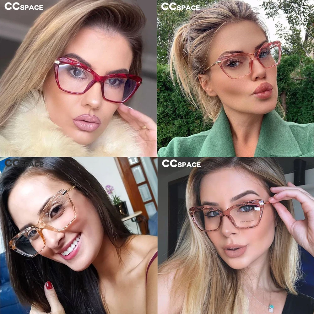 45591 Fashion Square Glasses Frames Women Trending Styles Brand Optical Computer Glasses Oculos De Grau Feminino Armacao