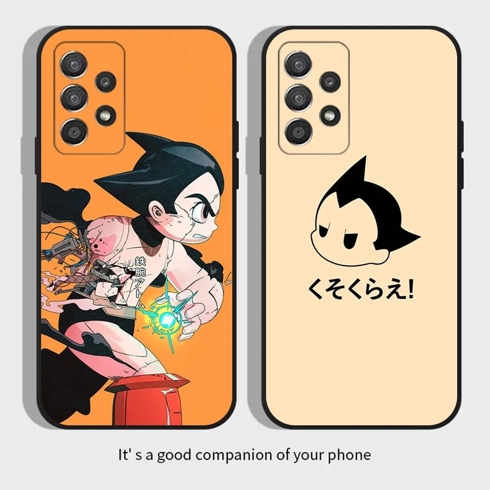 

Чехол для телефона аниме A-Astro Boy для Samsung Galaxy A13,A21s,A22,A31,A32,A52,A53,A71,A80,A91, мягкий черный Чехол