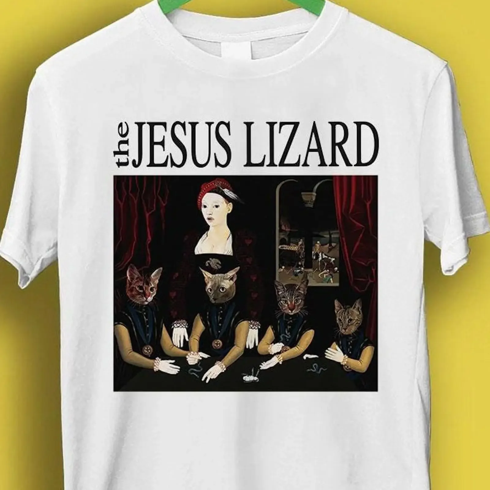 The Jesus Lizard Liar Limited Edition Music T Shirt P1883 vintage Washed Soft Stretched designer clothes Comfortable streetwear