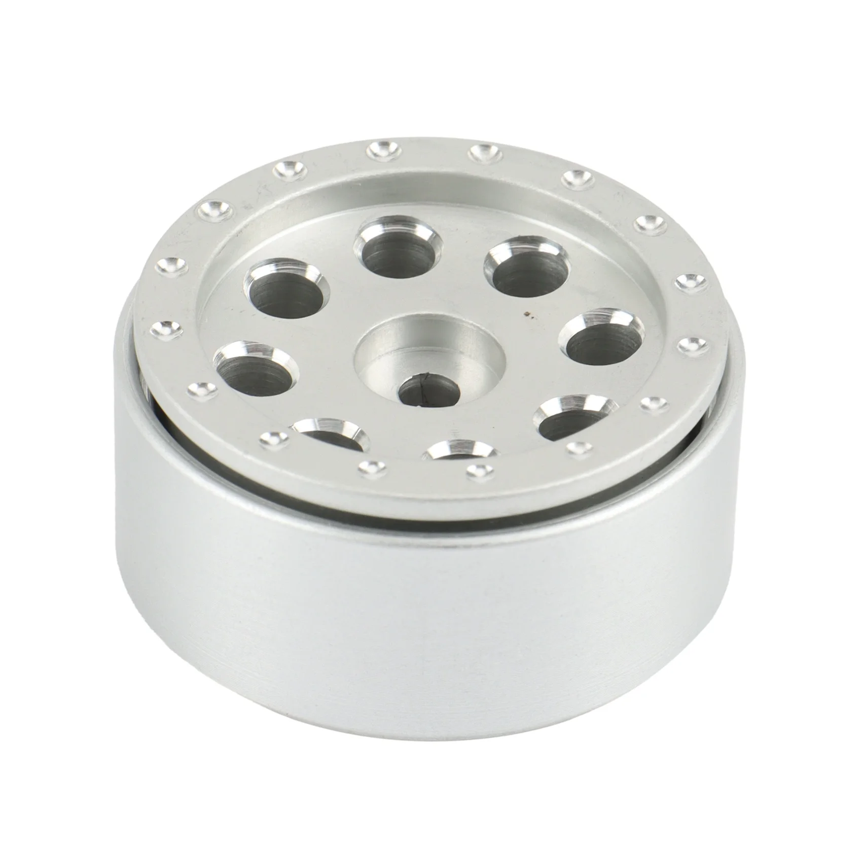 Eco-Friendly-4Pcs 1.0 CNC métal Mini chenille Beadlock jante de roue moyeu pour 1/24 RC voiture sur chenilles Axial SCX24 90081 pièces de mise à niveau