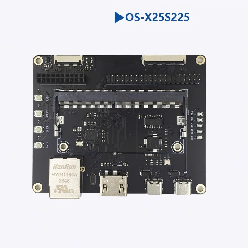 OS-X25S225 Xilinx Spartan 7 FPGA لوحة تطوير المبتدئين اللوحة الأساسية لتعلم النظام المضمن