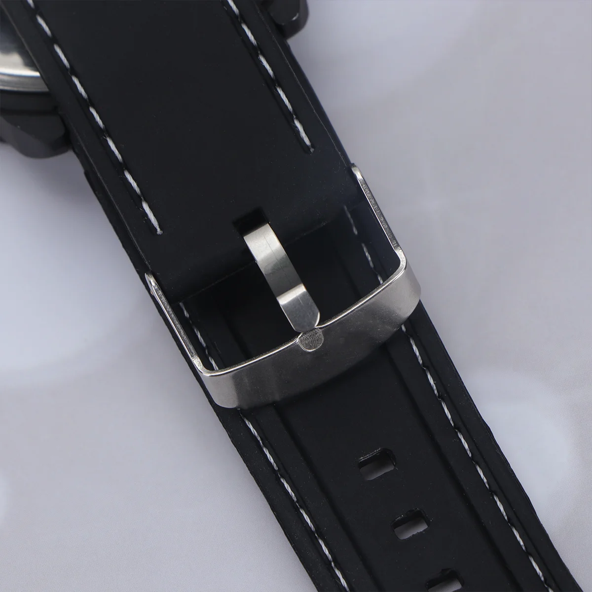 1PC كوارتز ساعة اليد قابل للتعديل هدية المعصم زوجين هدية ساعة موضة كوارتز ساعة له الفرقة البيضاء #2