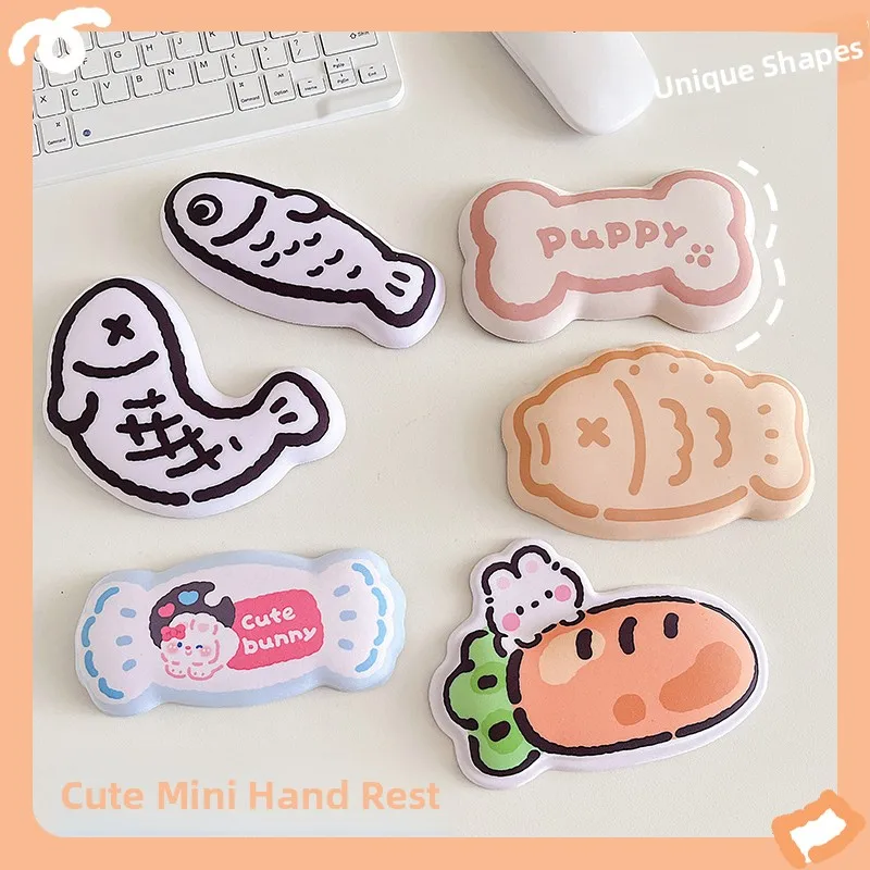Reposamuñecas de Silicona Original, Pequeño y Bonito, para Ratón de Oficina, para Mujer, de Alta Estética, Transpirable y Cómodo