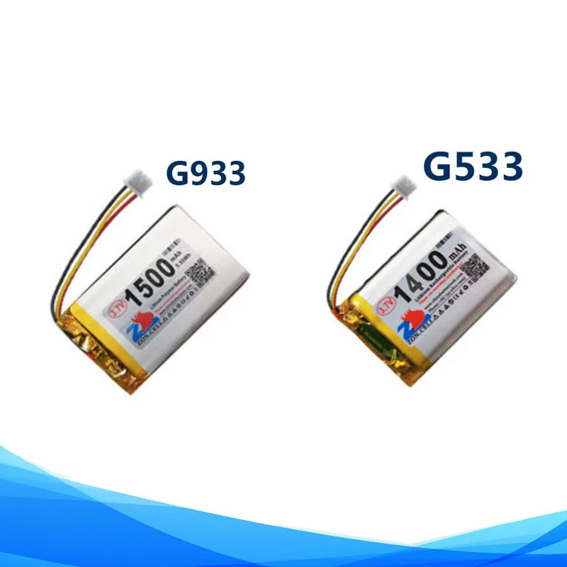 

1400mAh 1500mAh Battery For Logitech G533 G933 Wireless Headset Headphone