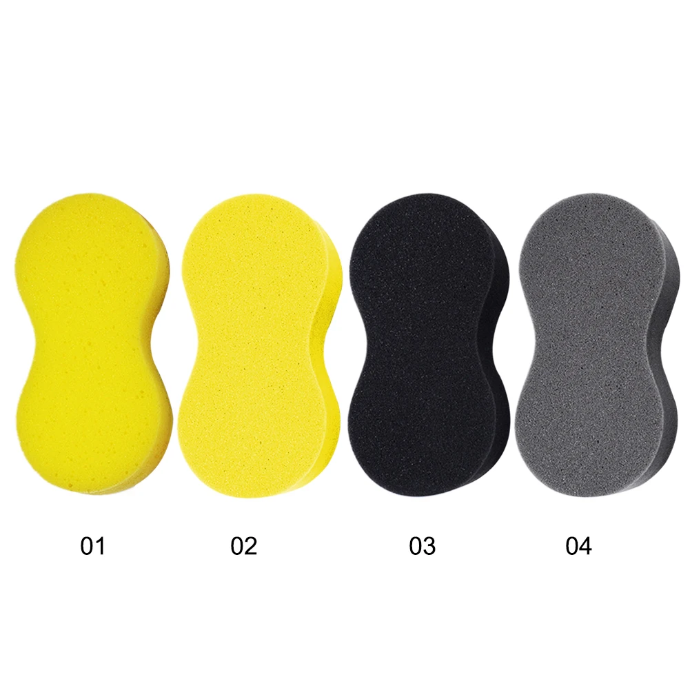 Large Sponge 8-Shaped Cleaning Sponges Multifunctional Car Wash Sponge Block Dusting Sponge for Kitchen Cleanup
