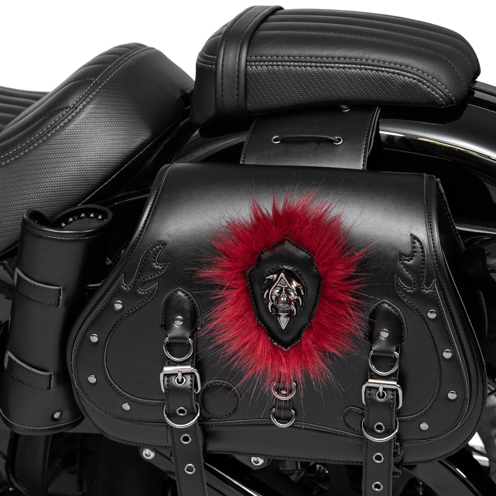 Large-capacity waterproof motorcycle side bag, side-mounted pannier bag for motorcycle customization, rider side bag