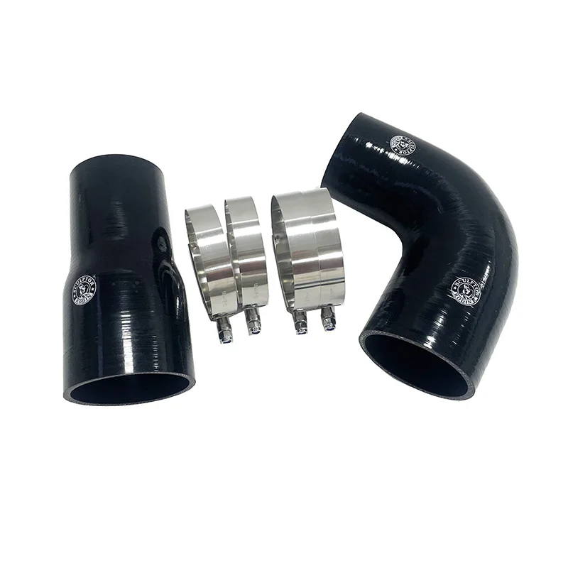 Intercooler Hose Pipe Kit For BMW 135i 335i N54 N55 E82 E90 E92 Silicone VRSF 7.5" view 2