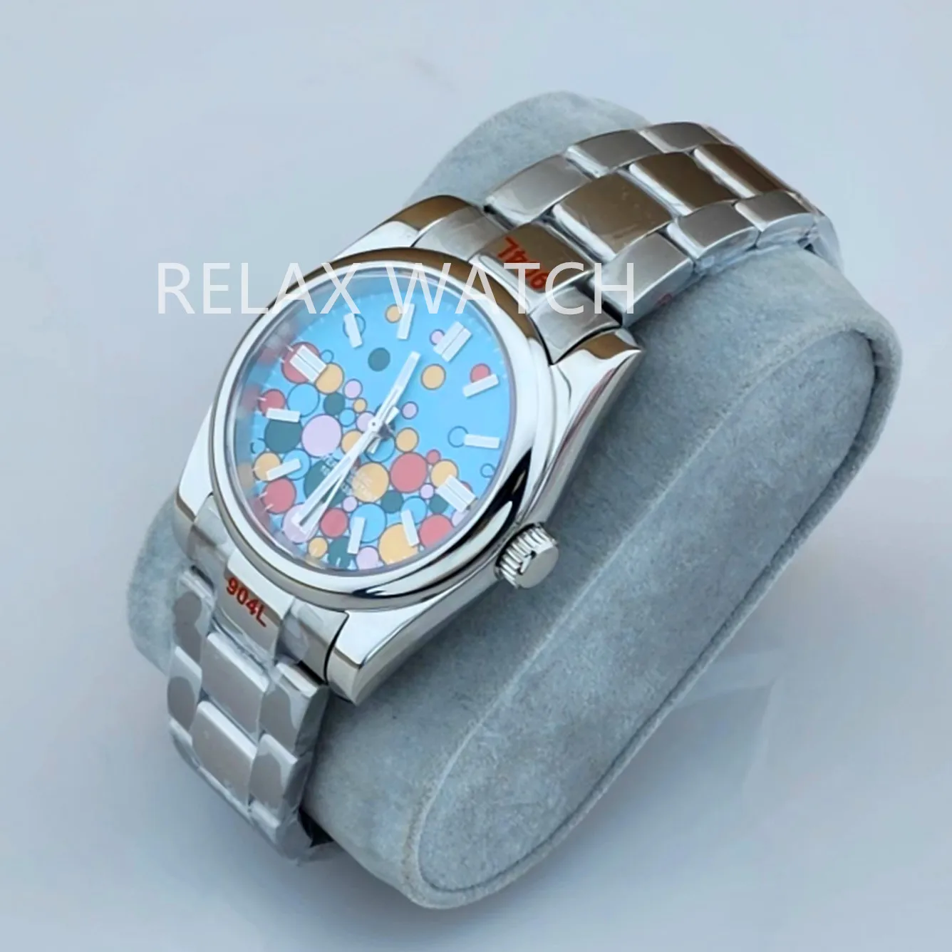 36mm 39mm Sapphire Glass Multi-Color Balloon Dial Japan Nh35 Automatic Movement