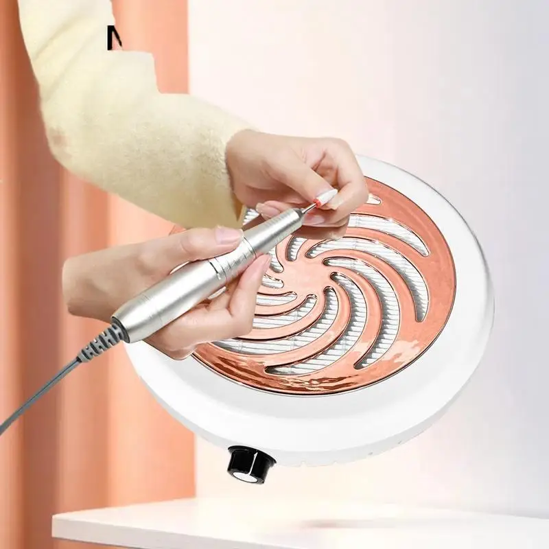 

4500 RPM Super Suction Nail Dust Collector Powerful Nails Dust Extractor Nail Art Manicure Fan Vacuum Cleaner And Filter