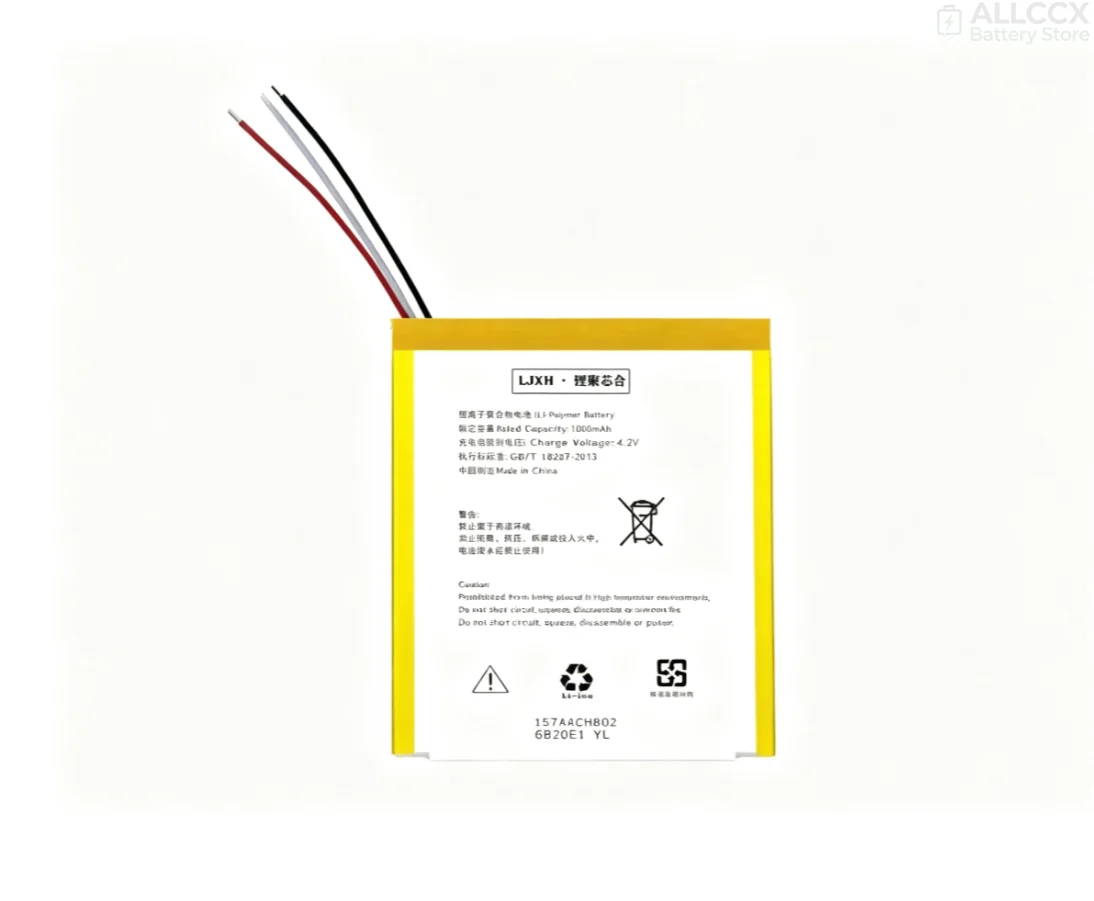 ALLCCX 3.7V 1600mAh Replacement Battery for HyperX AEC624052 Cloud 2 Cloud 3