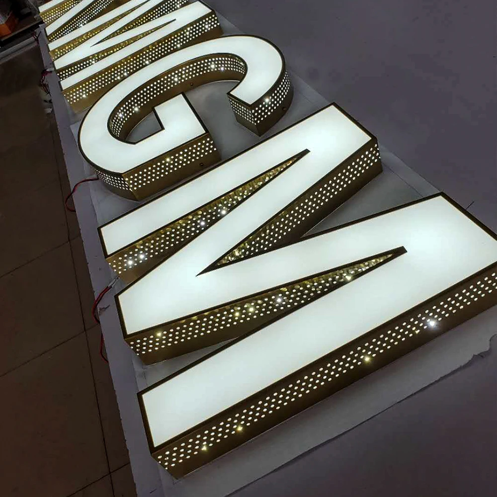 Wholesale Metal Letter Signs LED Channel Signs for Building Advertising