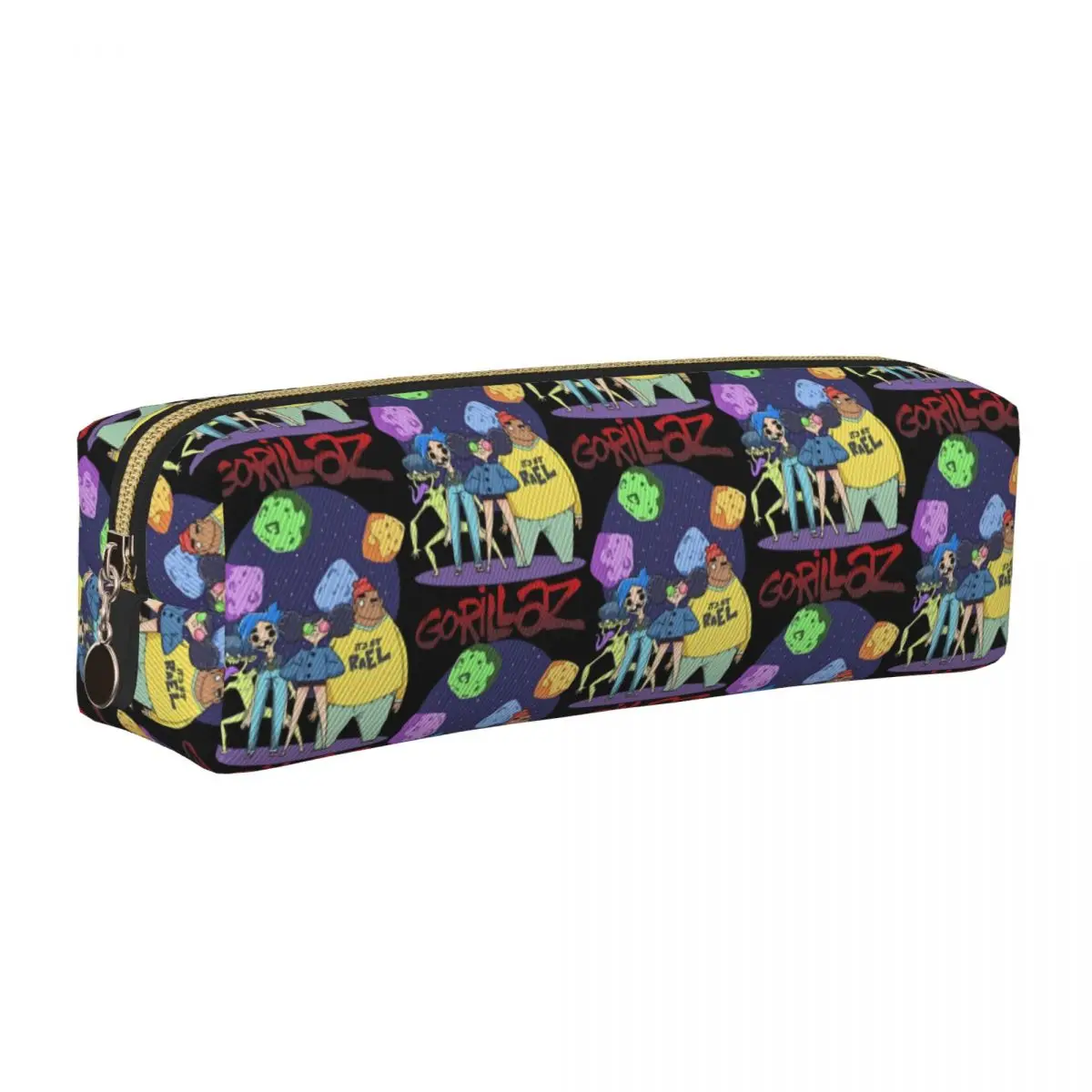 

Панк-музыка Gorillazs пенал классический Gorillaz сумка для ручек студенческая большая вместимость студенты школьные подарки пенал