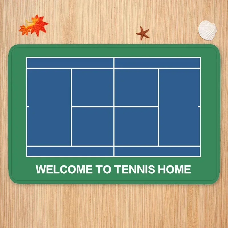 Non-slip tennis court door mat carpet bathroom kitchen balcony  living  porch bed  home decoration