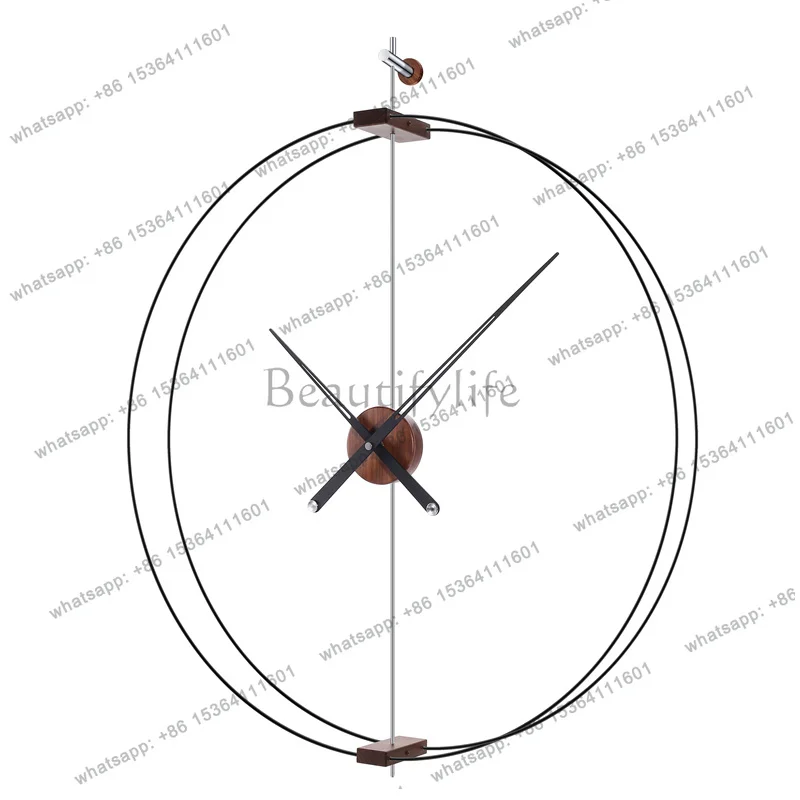 Modern Design Wall Clock Minimalist Luxury Vintage Queen Wall Clock Kids Room Hands Round Fashion Unusual Metal Horloge Decor