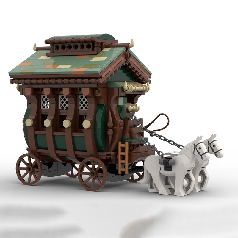 نموذج قلعة القرون الوسطى Moc قوالب بناء نموذج منزل المهبل التكنولوجيا وحدات الالعاب العملاقة لتقوم بها بنفسك تجميع هدية الكريسماس #2