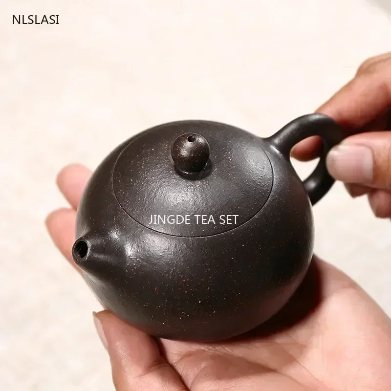 Yixing Tea Pot Boutique Purple Clay Xishi Teapot Ore Beauty Kettle Master Handmade Teaware Tea Ceremony Ball Hole Filter