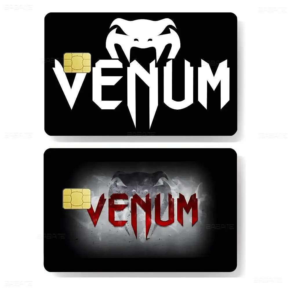 Multi-Size Selection V-Venum Game Anime Sticker Film Skin Cover Case for Small Large No Chip Debit Credit Card Front Side