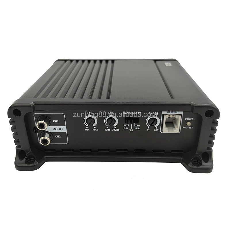 High Quality 2500W RMS Power Class D Monoblock Korean Subwoofer Custom Model Bass 2500W RMS Power Amplifier Crossovers