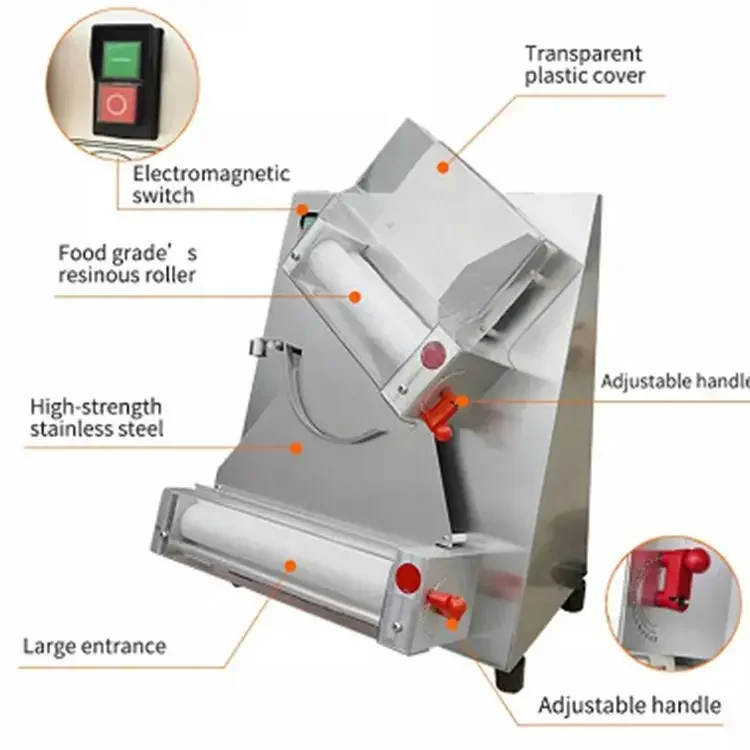 Pétrin à pâte industriel, type support au sol, pâte à sourire collante, Shecirculation pour JxMake Machine, le plus aimé