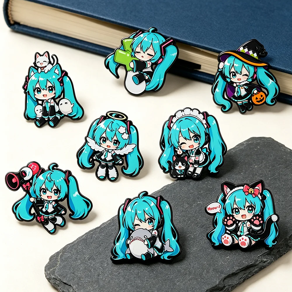 8/14Pcs Chibi Virtual Singer E - Anime Fan Merchandise recension och pris
